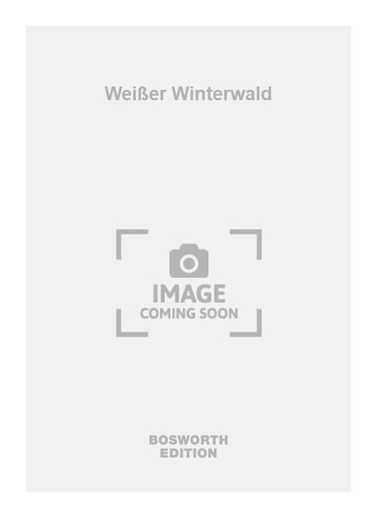 Weißer Winterwald